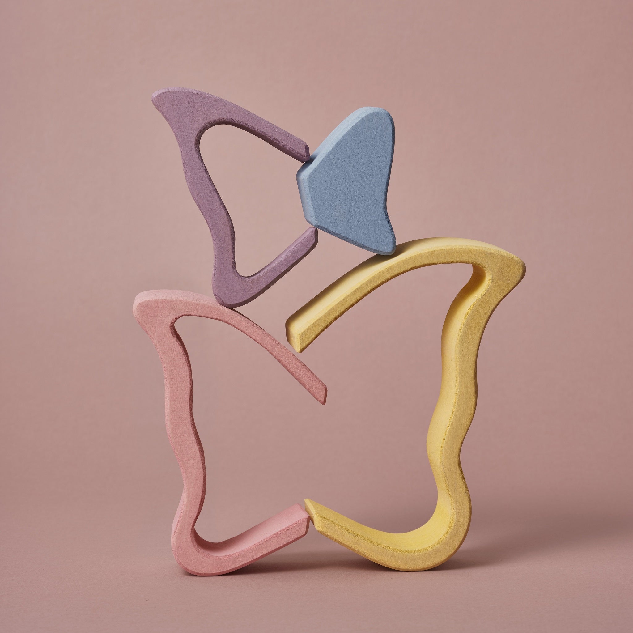 Raduga Grez | Wooden Butterfly Wing Pastel Stacker