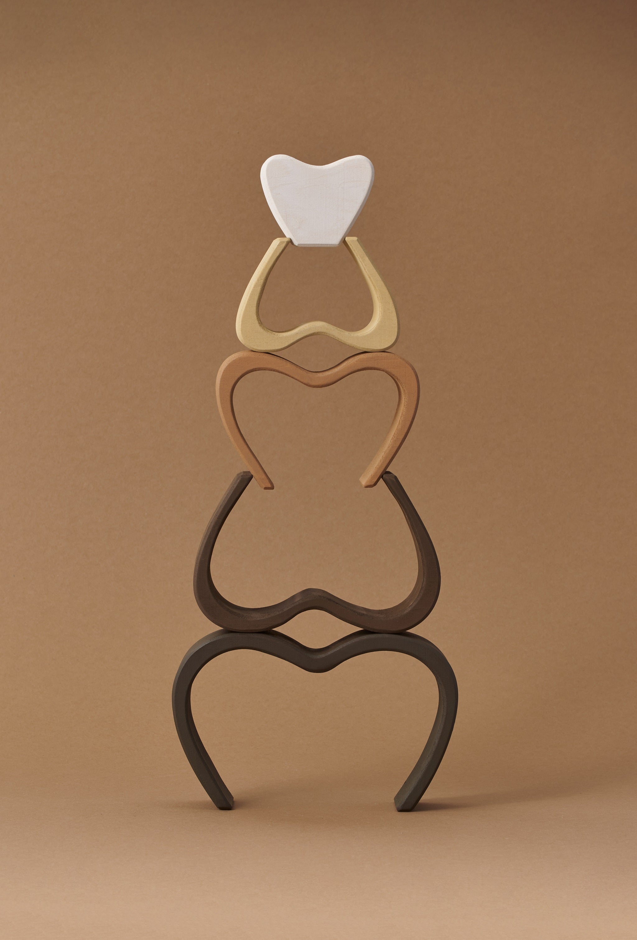 Raduga Grez | Wooden Heart Stacker