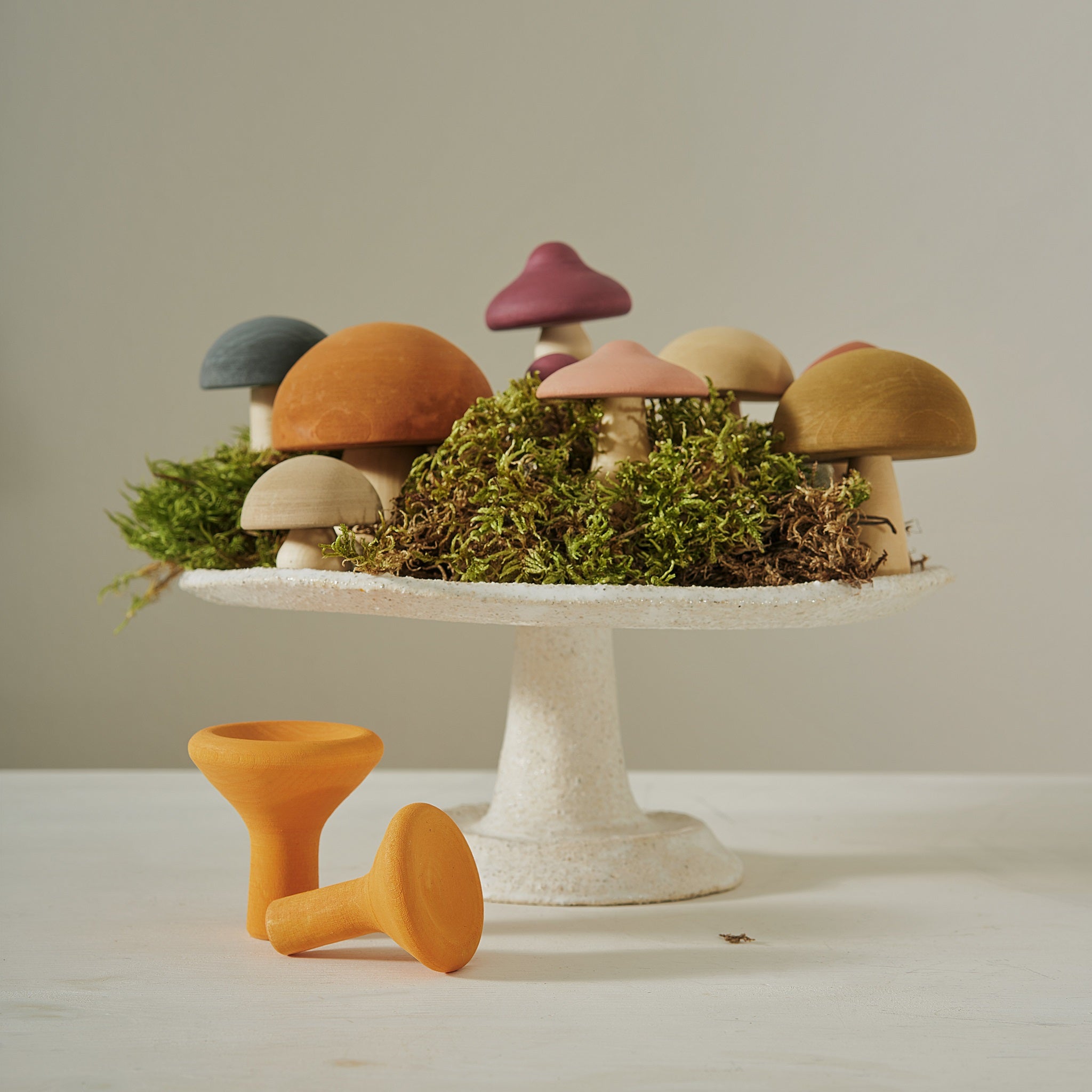 Raduga Grez | Wooden Mushrooms Play Set