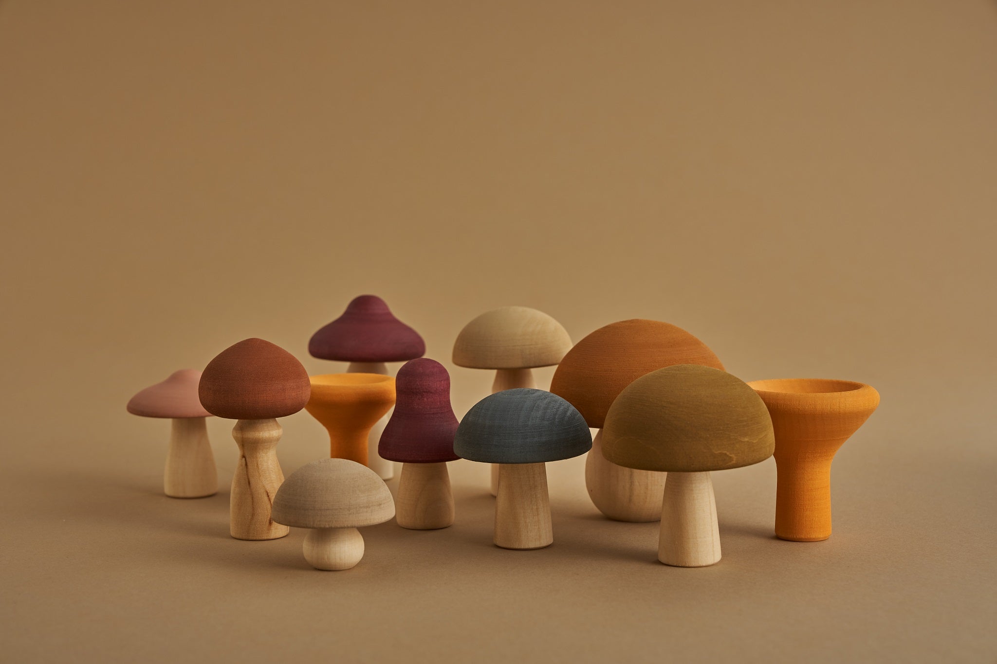 Raduga Grez | Wooden Mushrooms Play Set