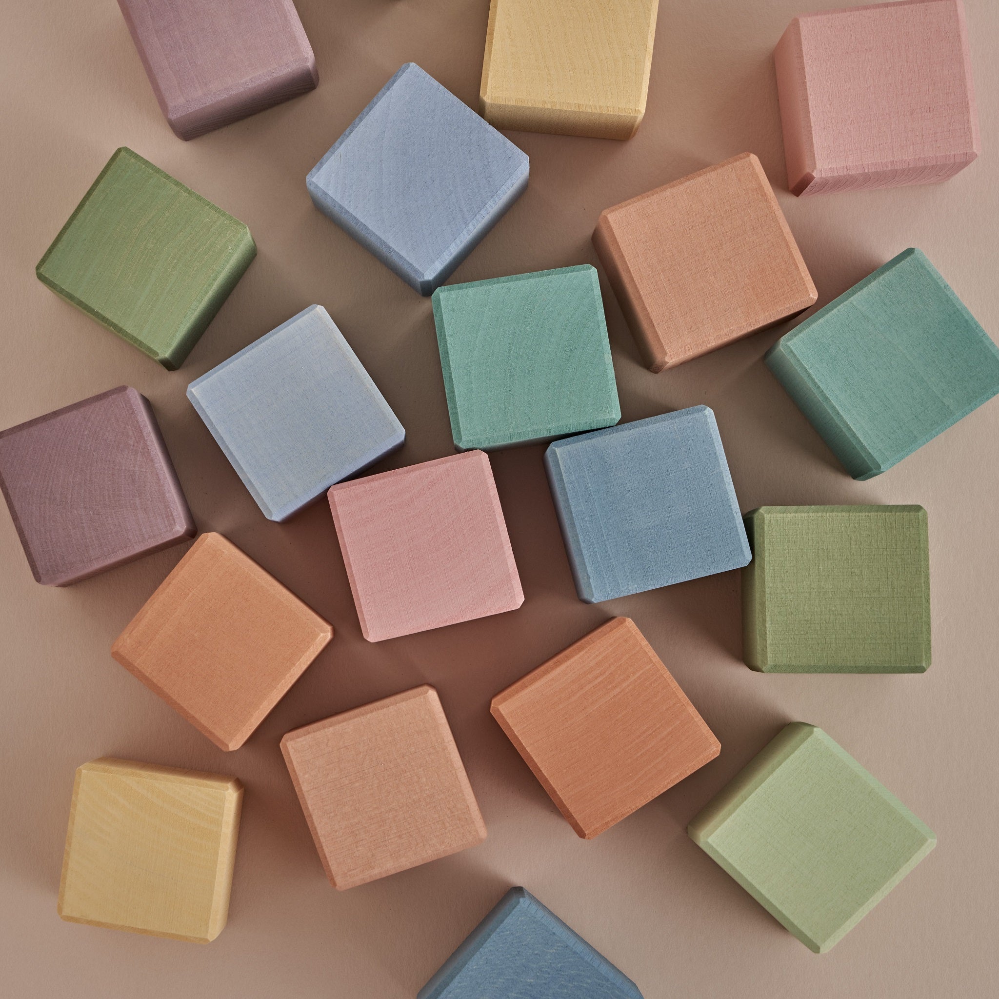 Raduga Grez | Wooden Pastel Building Cubes