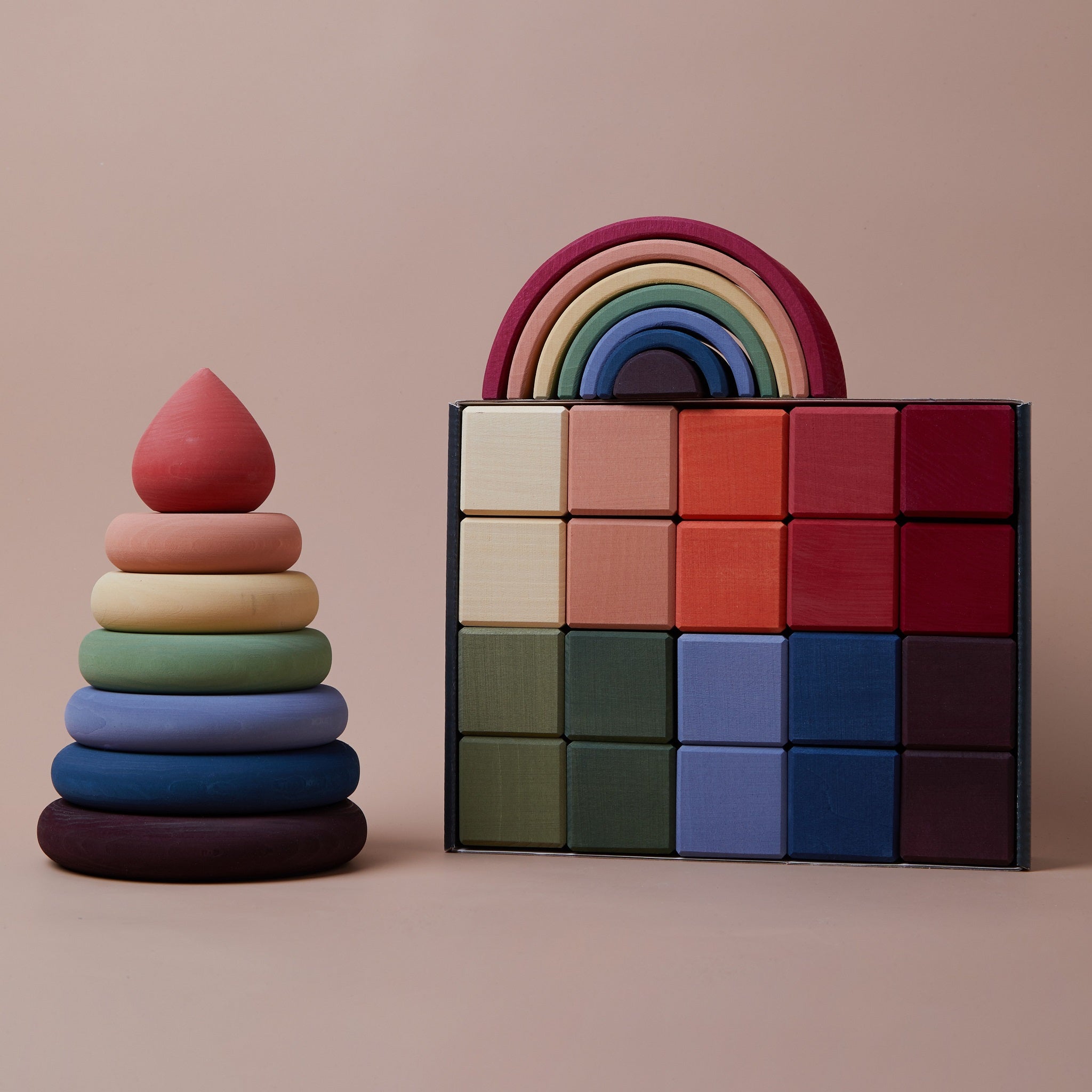 Raduga Grez | Wooden Rainbow Building Cubes