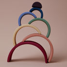 Raduga Grez | Wooden Rainbow Stacker (small)