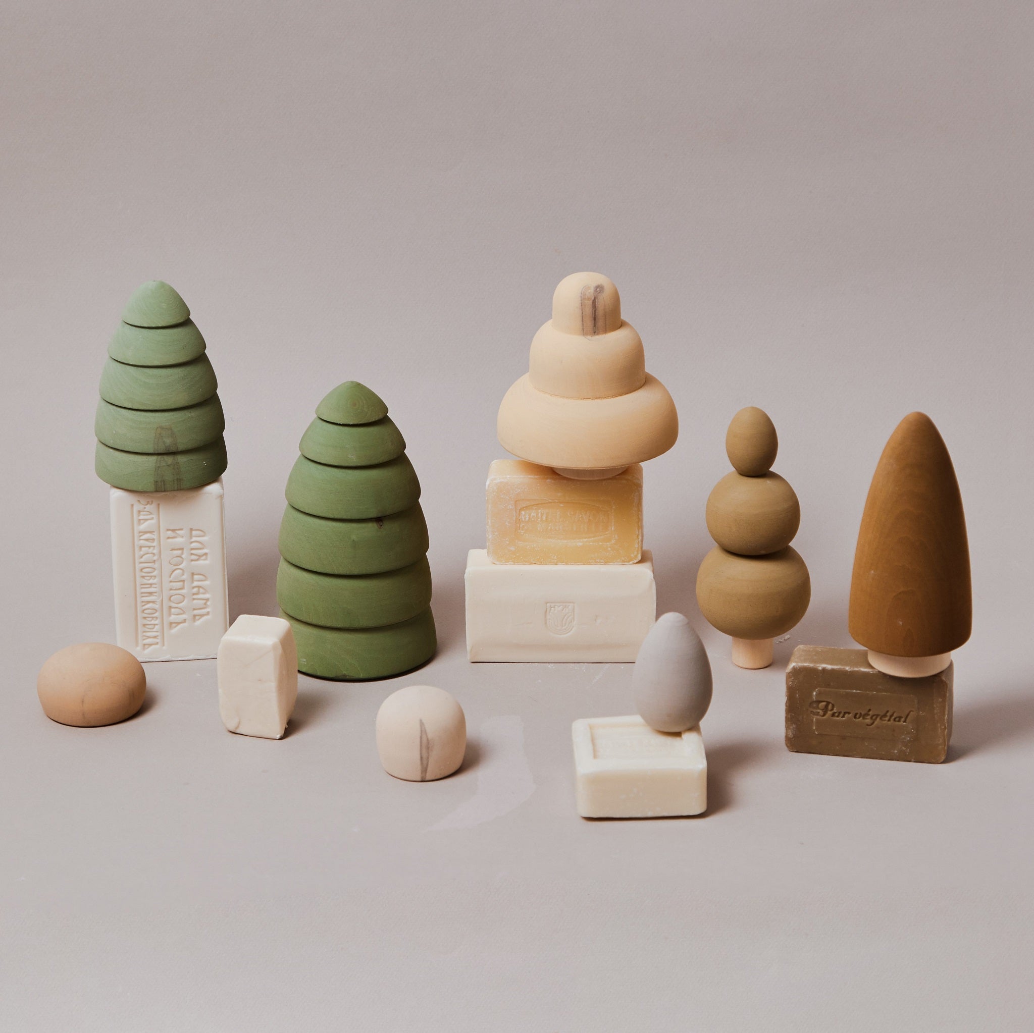 Raduga Grez | Wooden Spring Forest Play Set