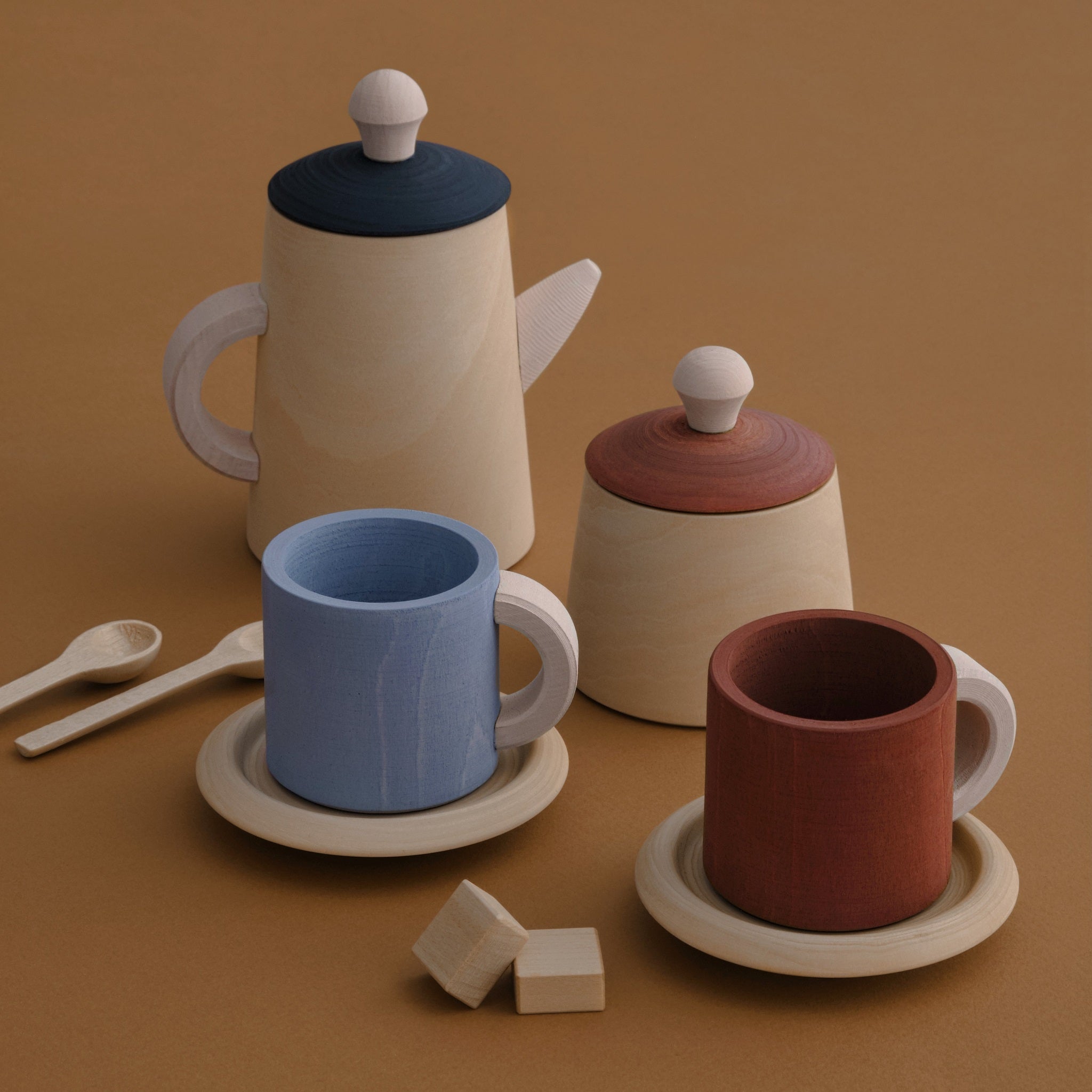 Raduga Grez | Wooden Tea Play Set - Terra and Blue