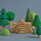 Raduga Grez | Wooden Trees Play Set