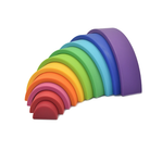 Silicone Rainbow Stacker (10pc)
