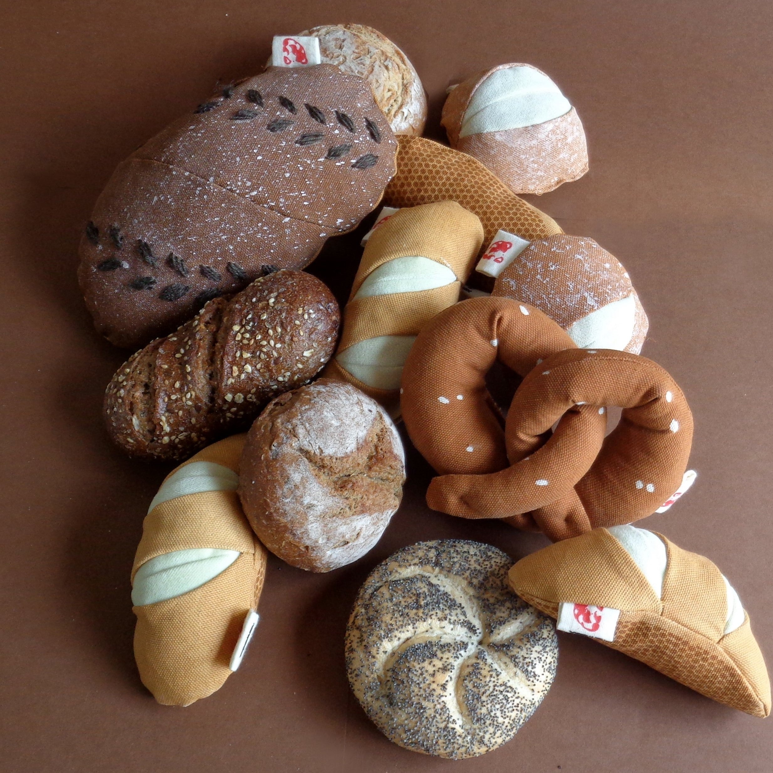 Soft Play Food Set - Baked Bread (set of 3)