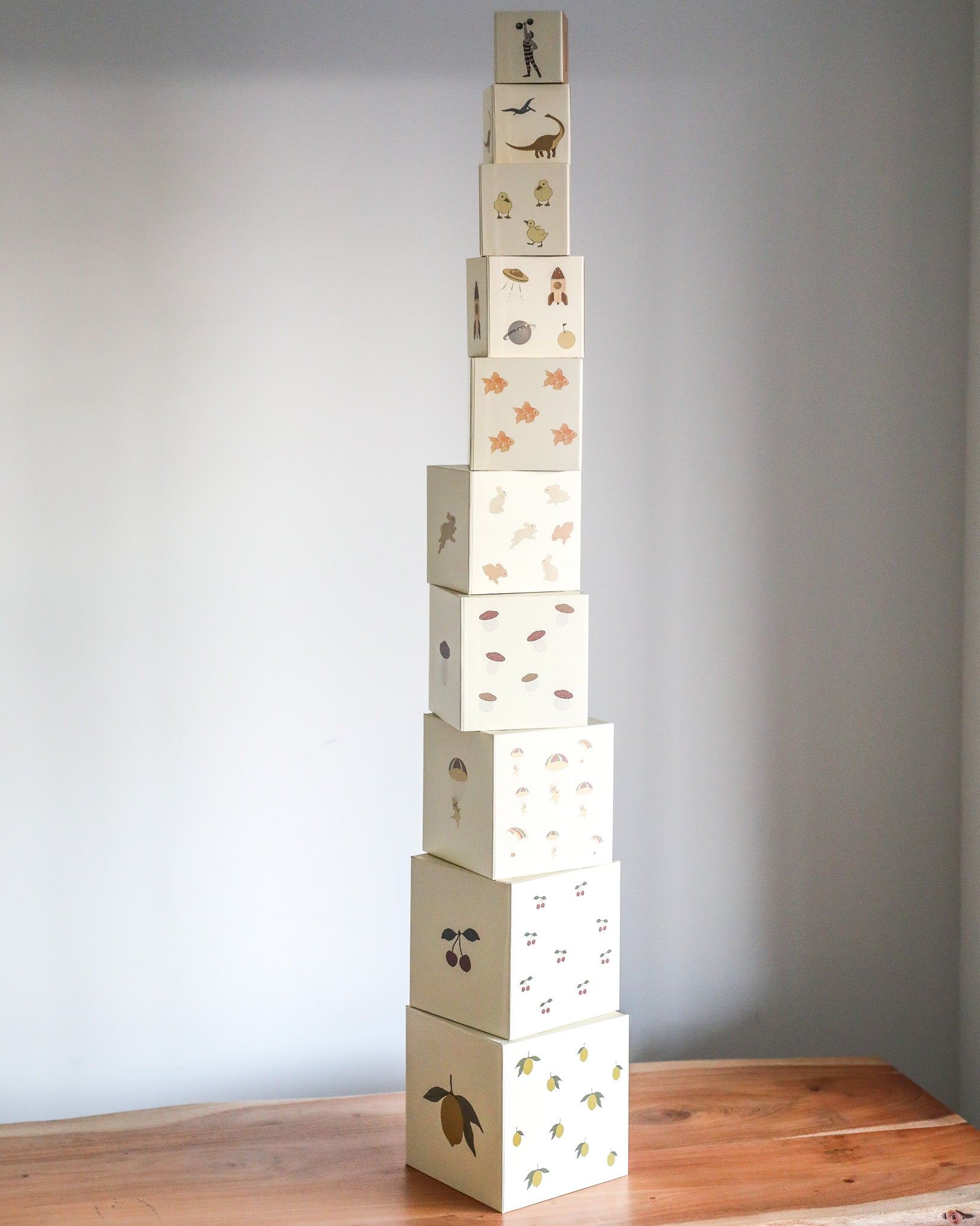 Stacking Counting Boxes