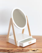 Table Mirror with Drawer