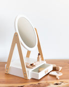 Table Mirror with Drawer