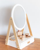 Table Mirror with Drawer