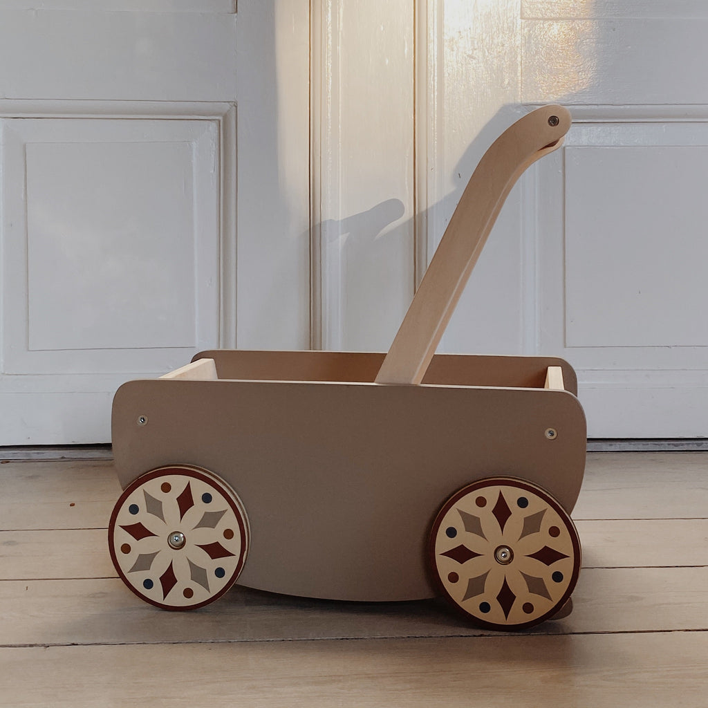 Wooden Baby Walker Wagon