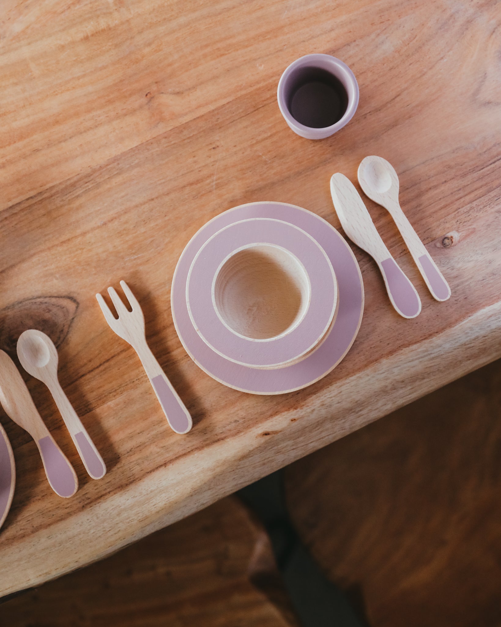 Wooden Dinnerware Play Set