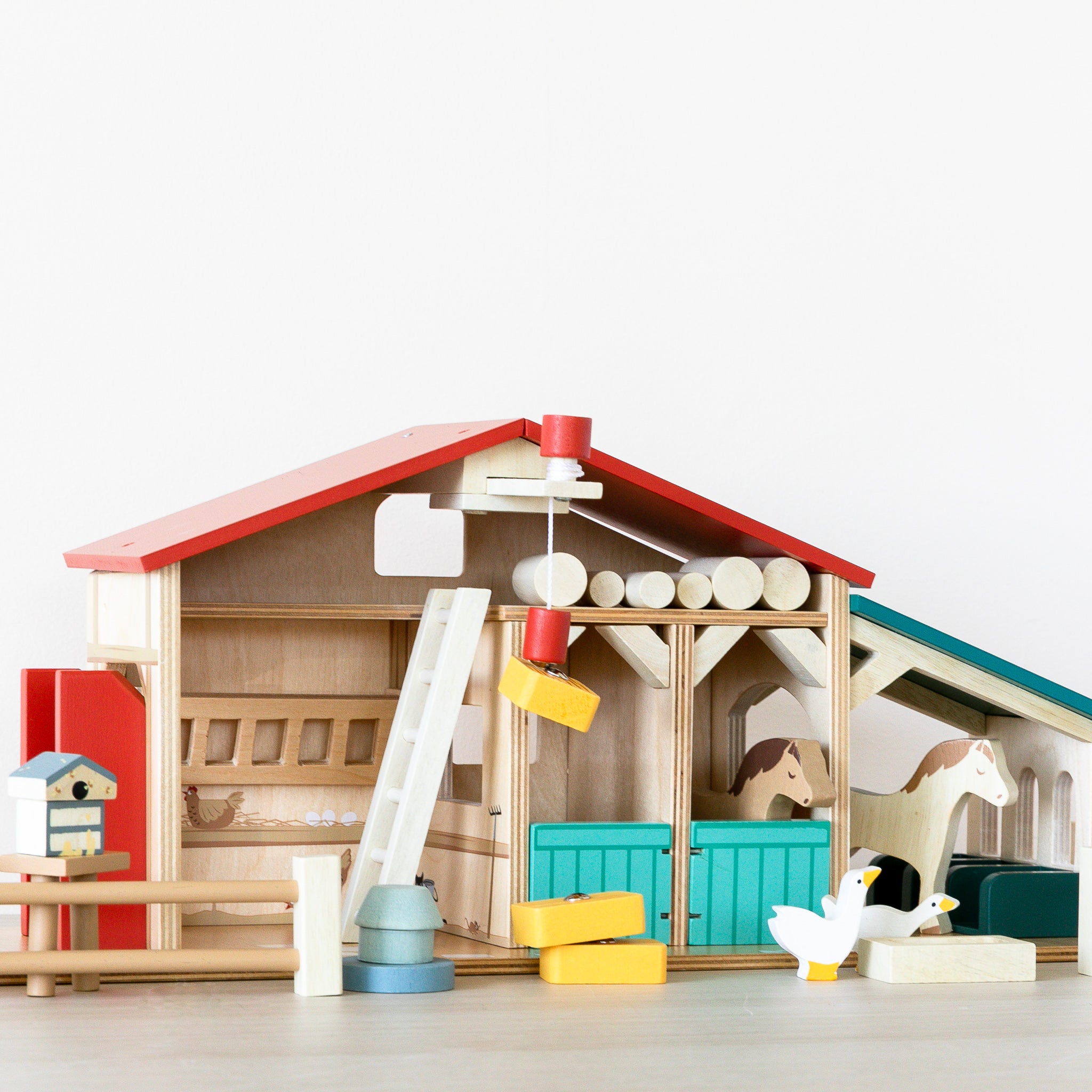 Wooden Farm Play Set by Tender Leaf