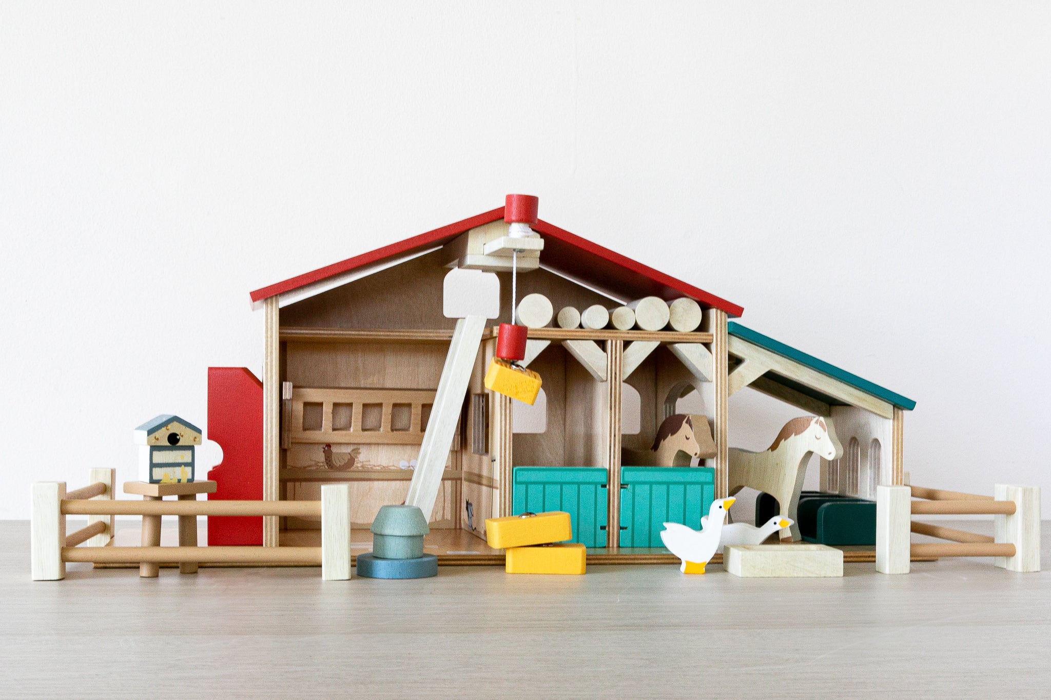 Wooden Farm Play Set by Tender Leaf