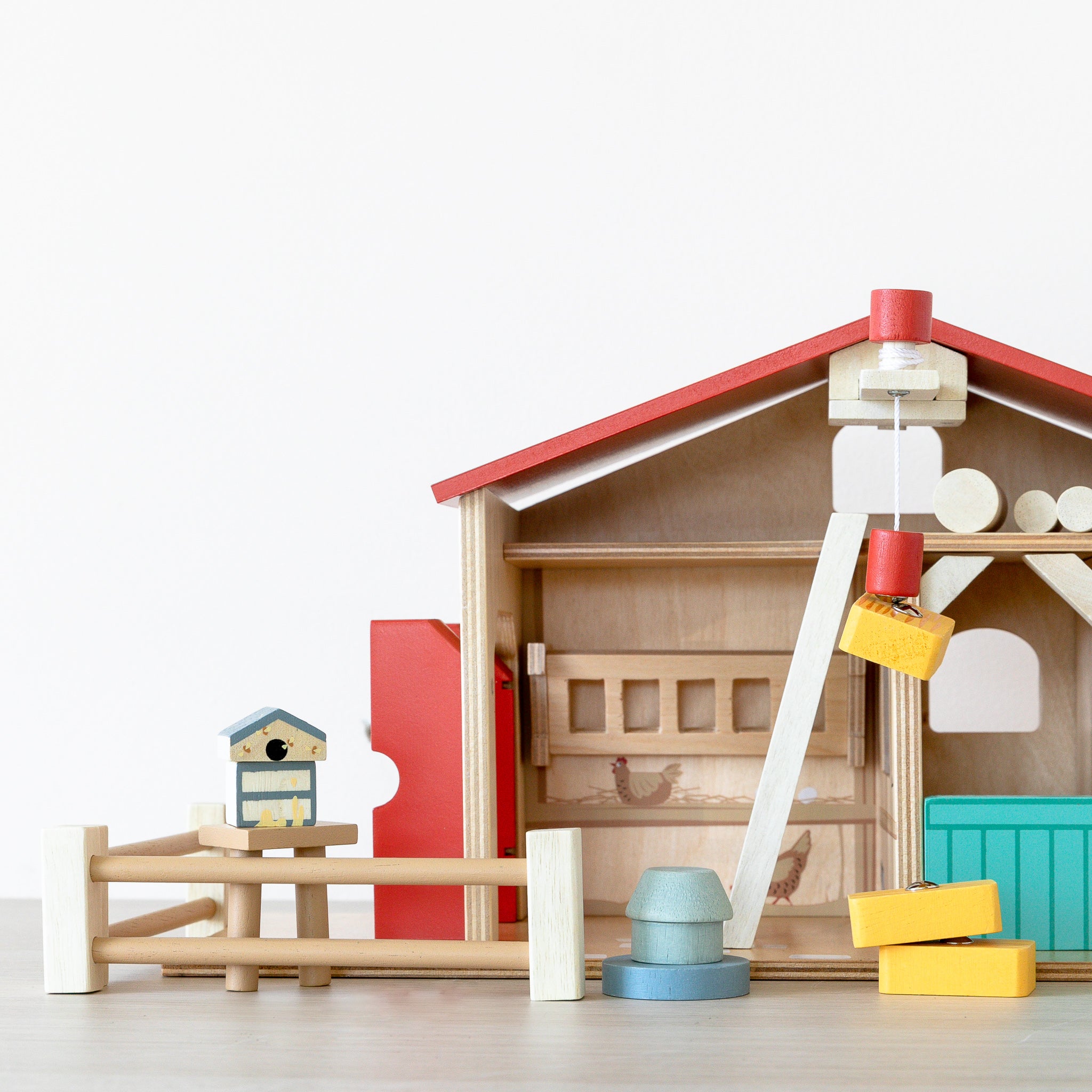 Wooden Farm Play Set by Tender Leaf