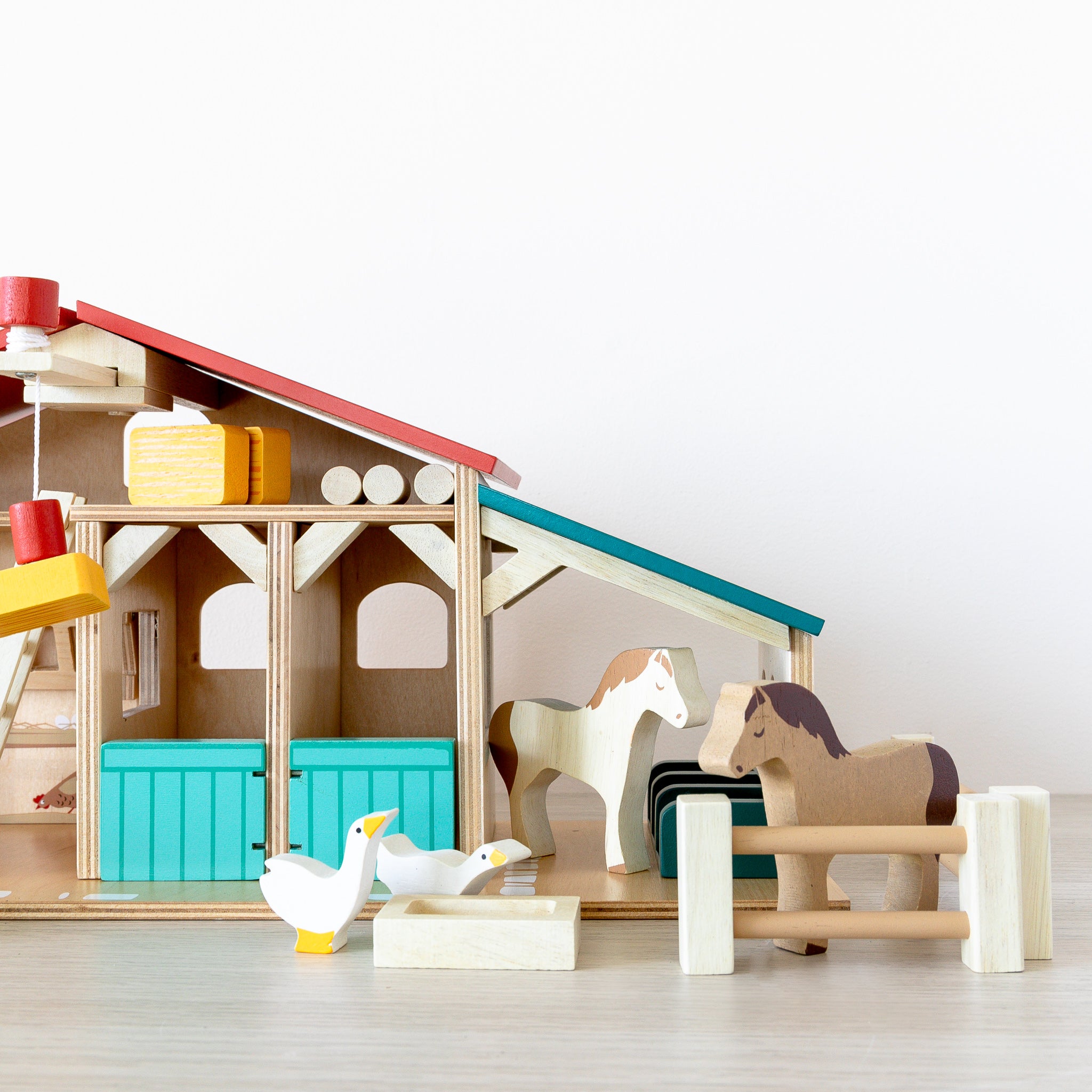 Wooden Farm Play Set by Tender Leaf