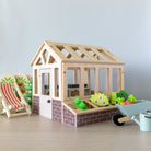 Wooden Greenhouse and Garden Set