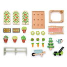 Wooden Greenhouse and Garden Set