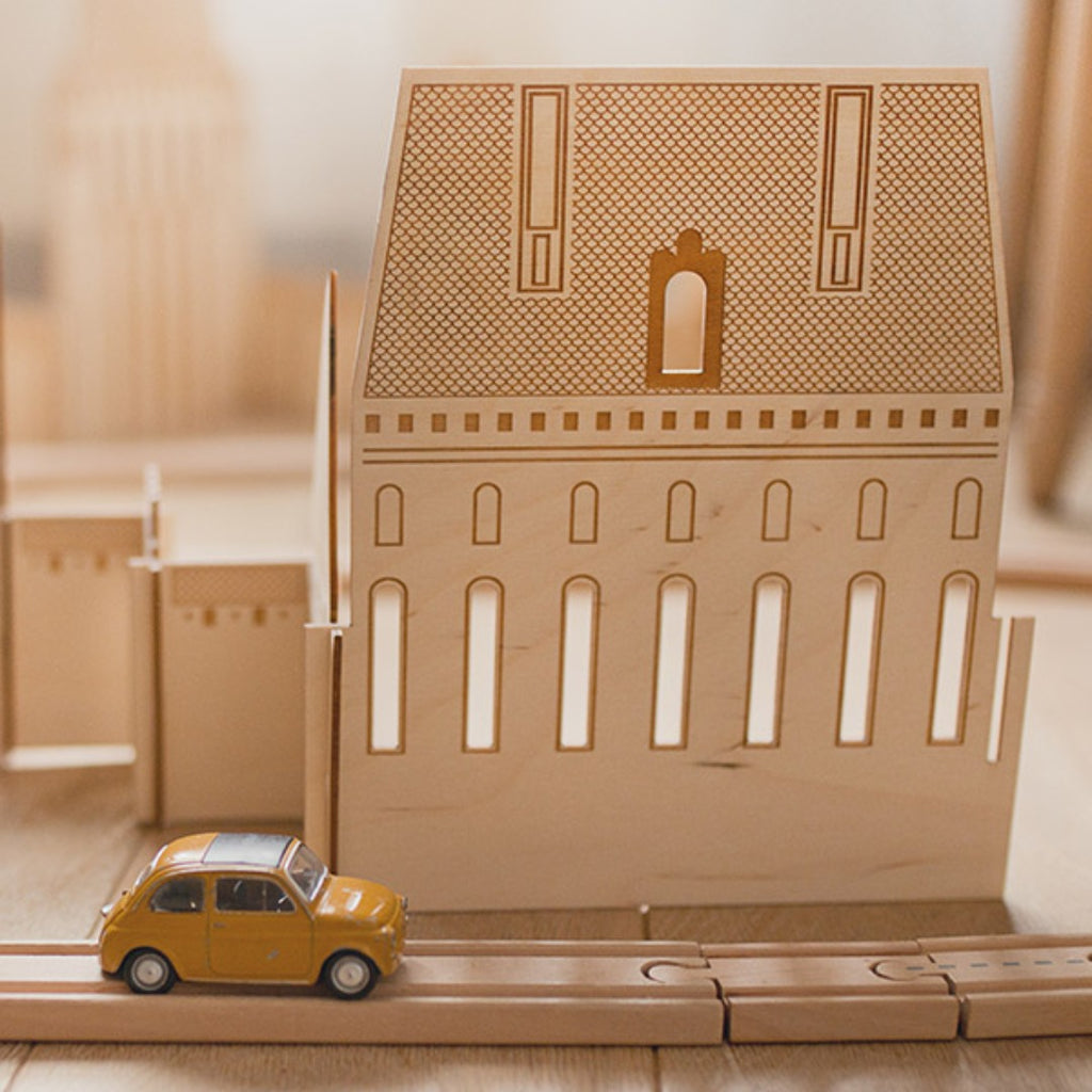 Wooden Malbork Castle Build & Play Set