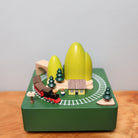 Wooden Music Box - Cave & Train