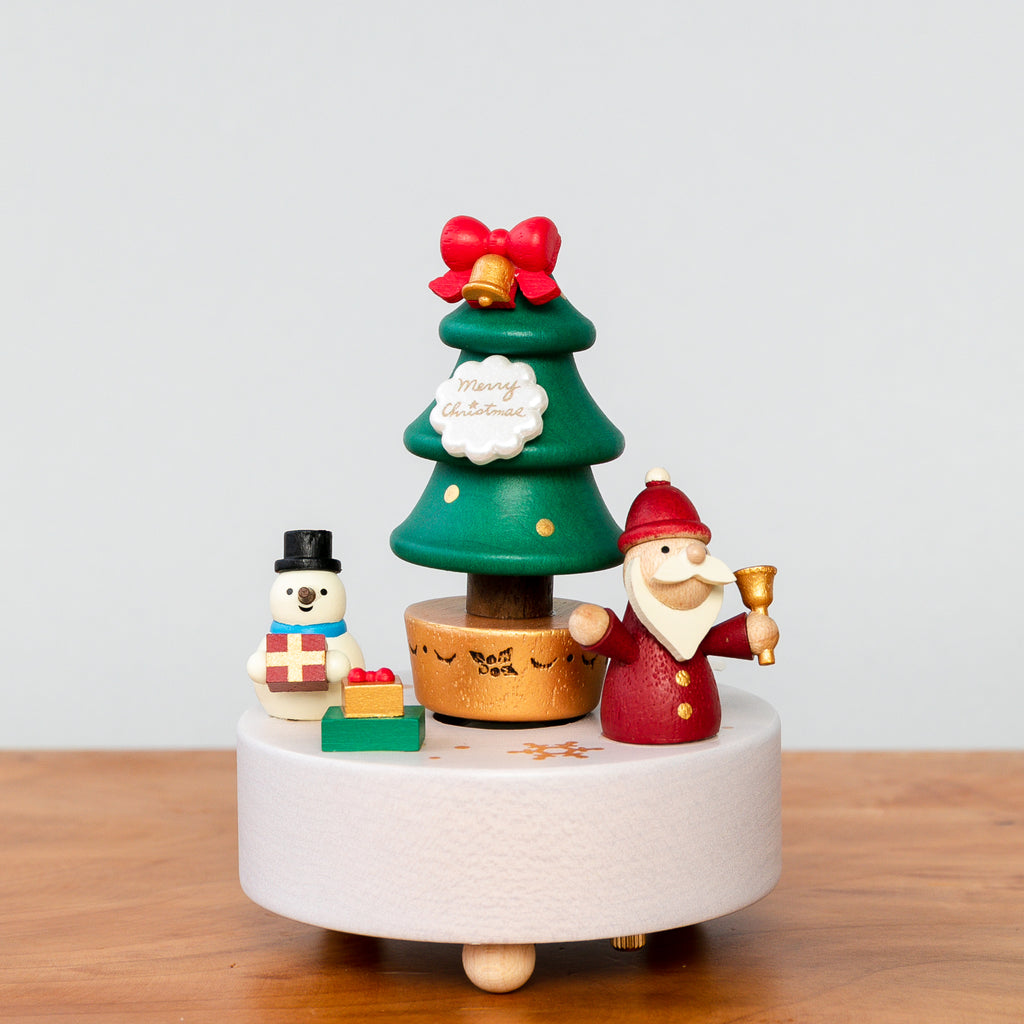 Wooden Music Box - Christmas Tree
