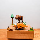 Wooden Music Box - Dinosaur T-Rex