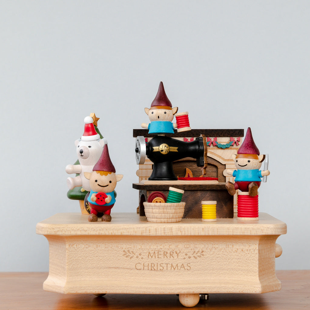 Wooden Music Box - Elf Dream Factory