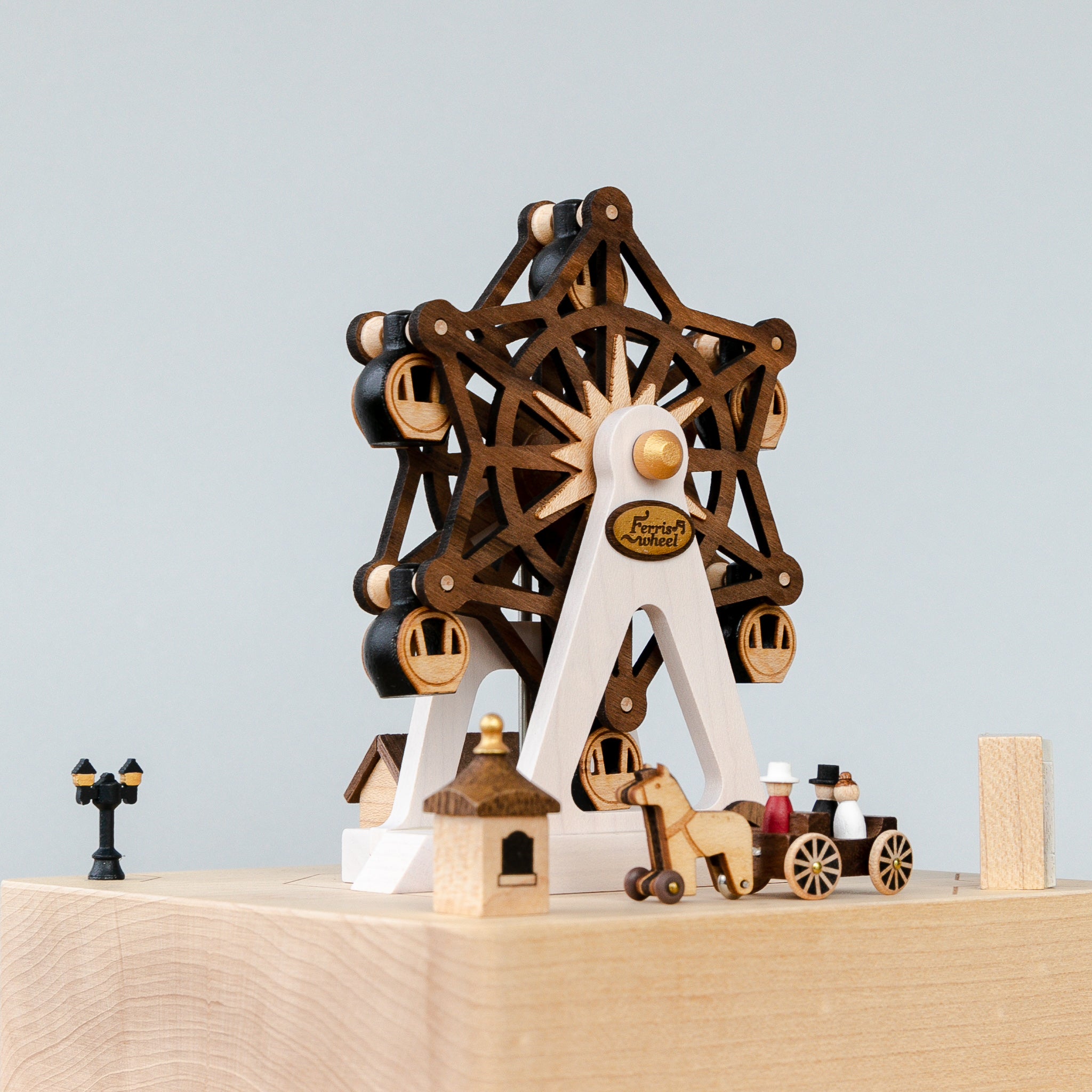 Wooden Music Box - Ferris Wheel