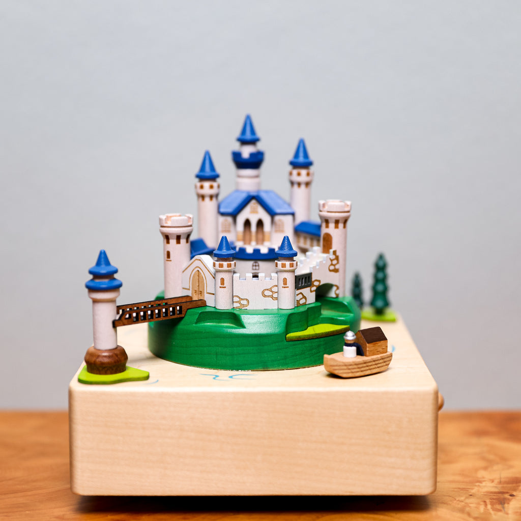 Wooden Music Box - Forest Castle