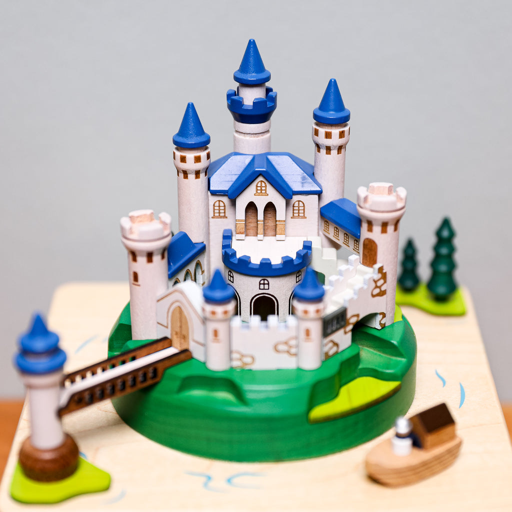 Wooden Music Box - Forest Castle