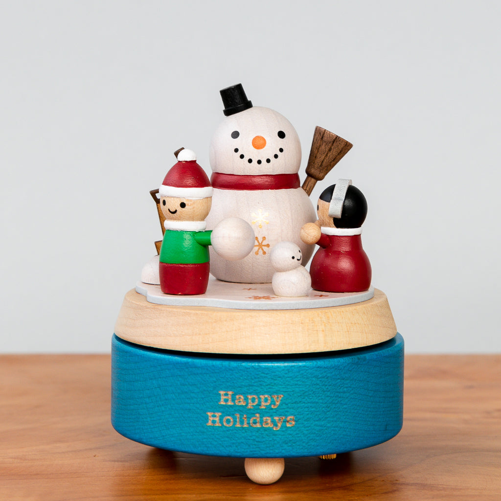 Wooden Music Box - Frosty the Snowman