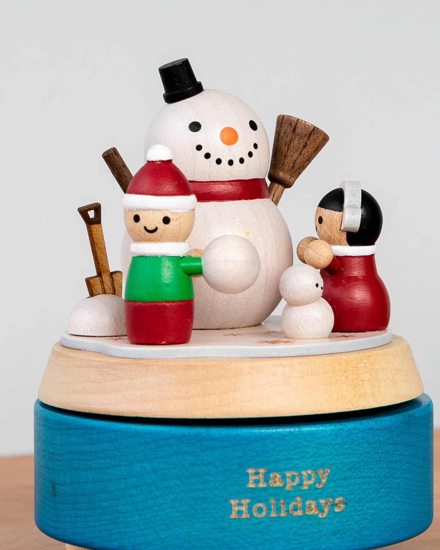 Wooden Music Box - Frosty the Snowman