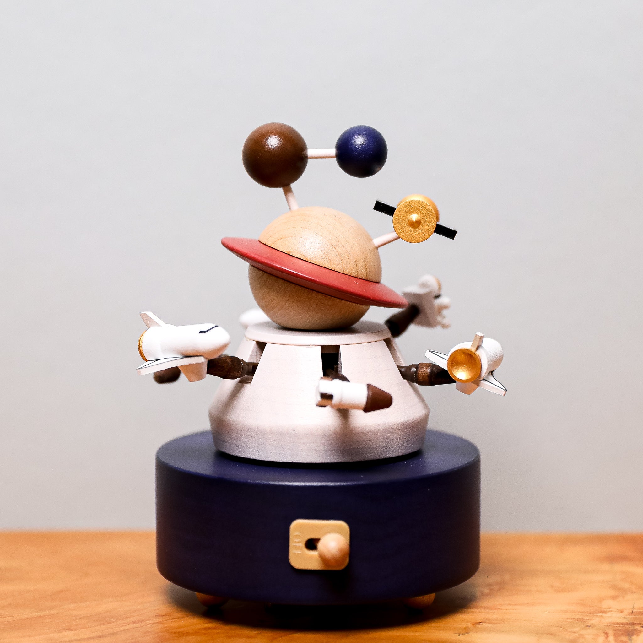 Wooden Music Box - Outer Space