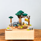 Wooden Music Box - Safari