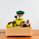 Wooden Music Box - Spring Train