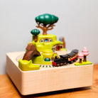 Wooden Music Box - Spring Train