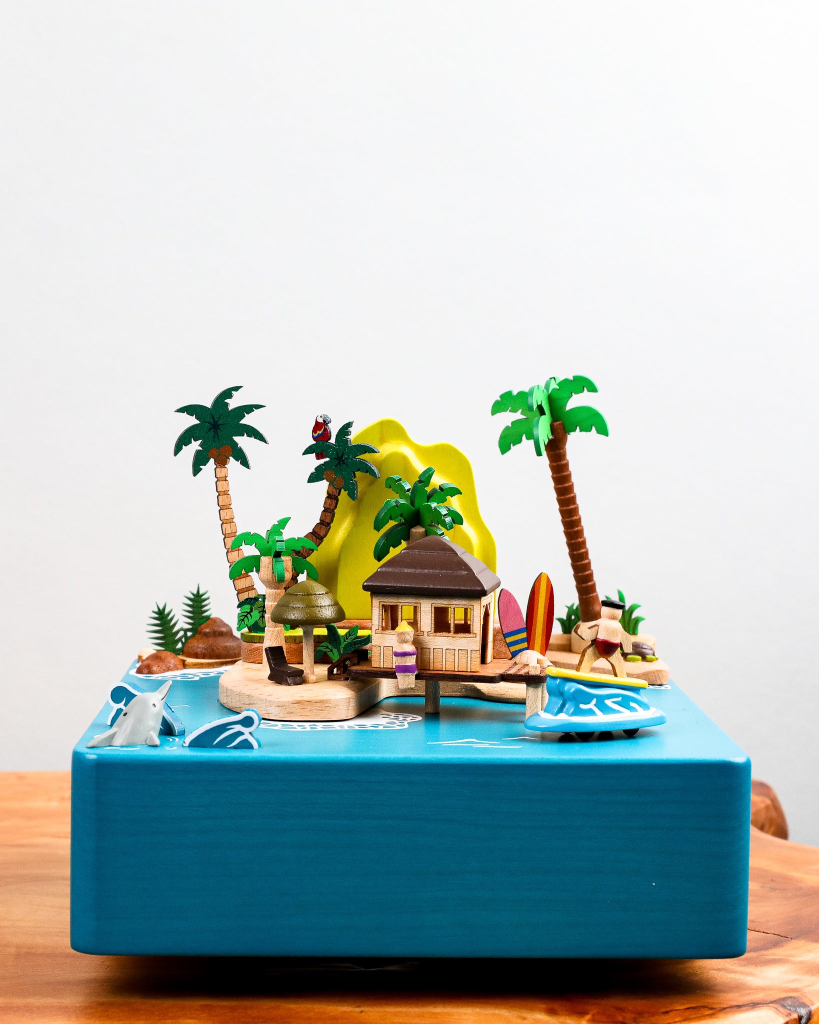 Wooden Music Box - Sunshine Island