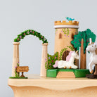 Wooden Music Box - Unicorn Castle