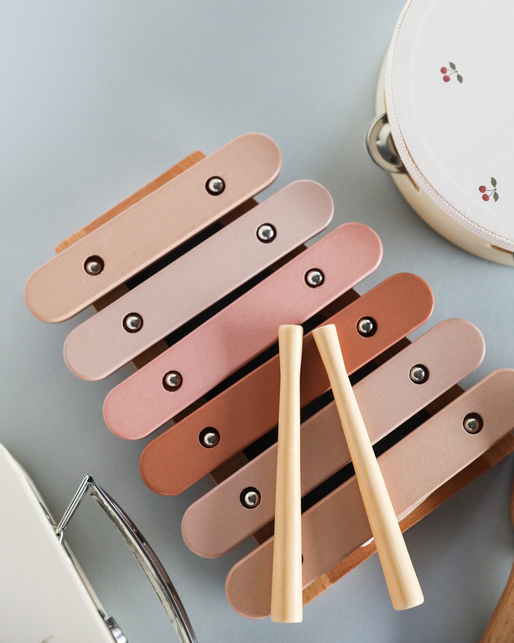 Wooden Music Play Set - Cherry