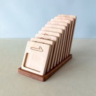 Wooden Number Trays