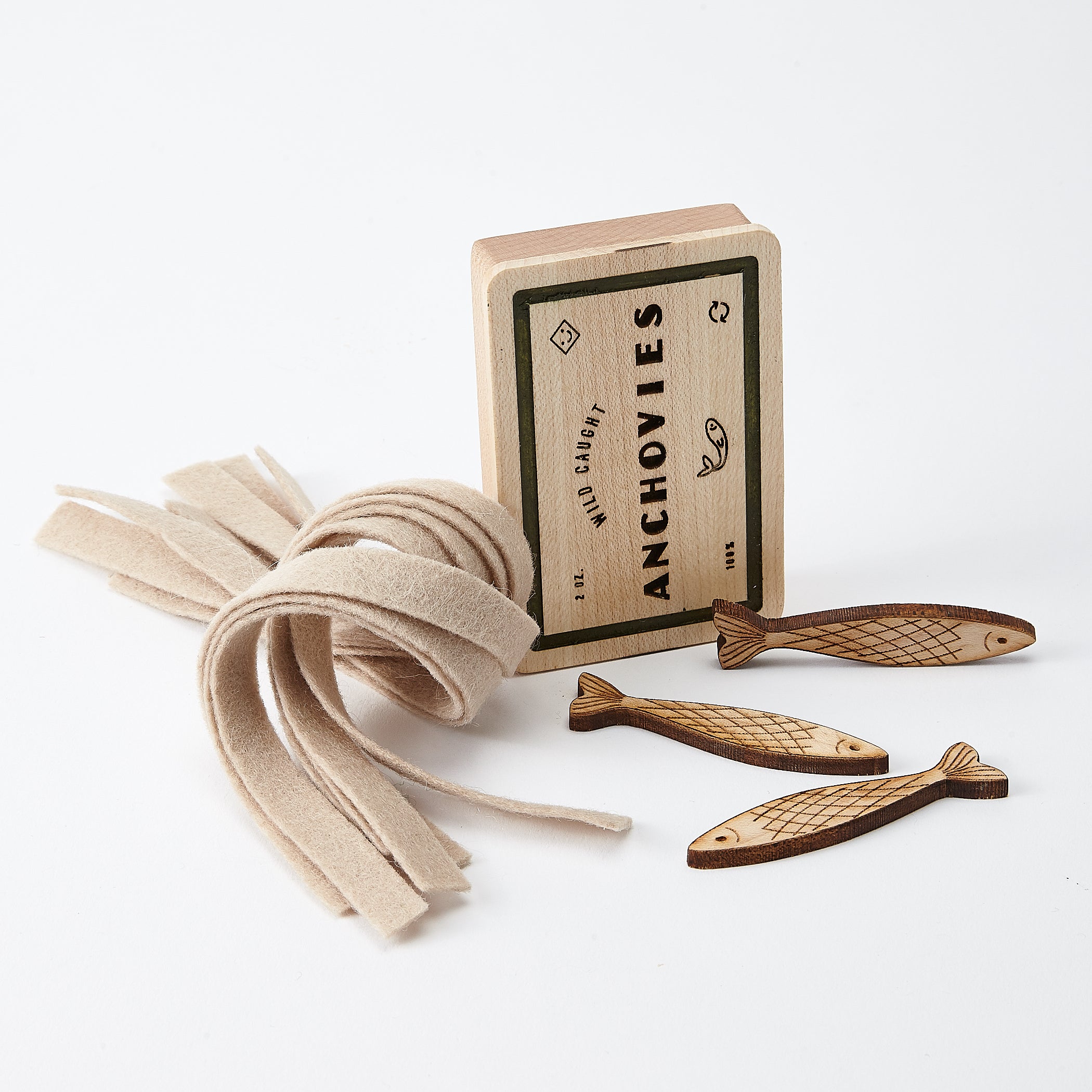 Wooden Pasta Play Food Set