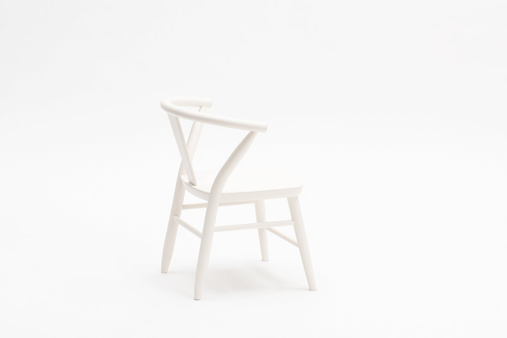 Wooden Play Chairs (Pair) - White 3
