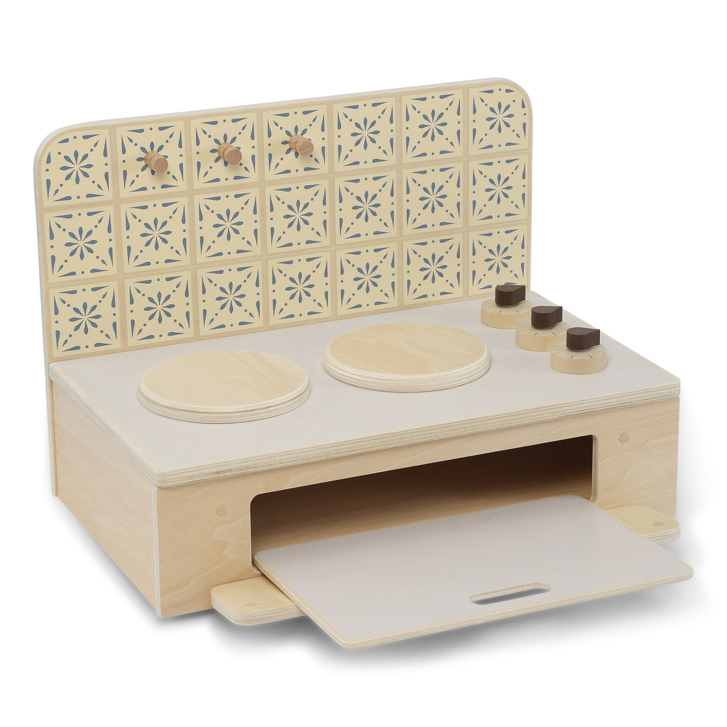 Wooden Play Kitchen Cooktop