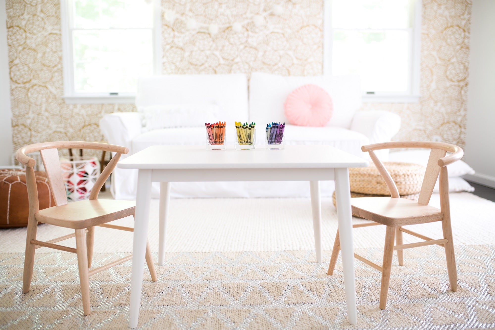 Wooden Play Table - White 3