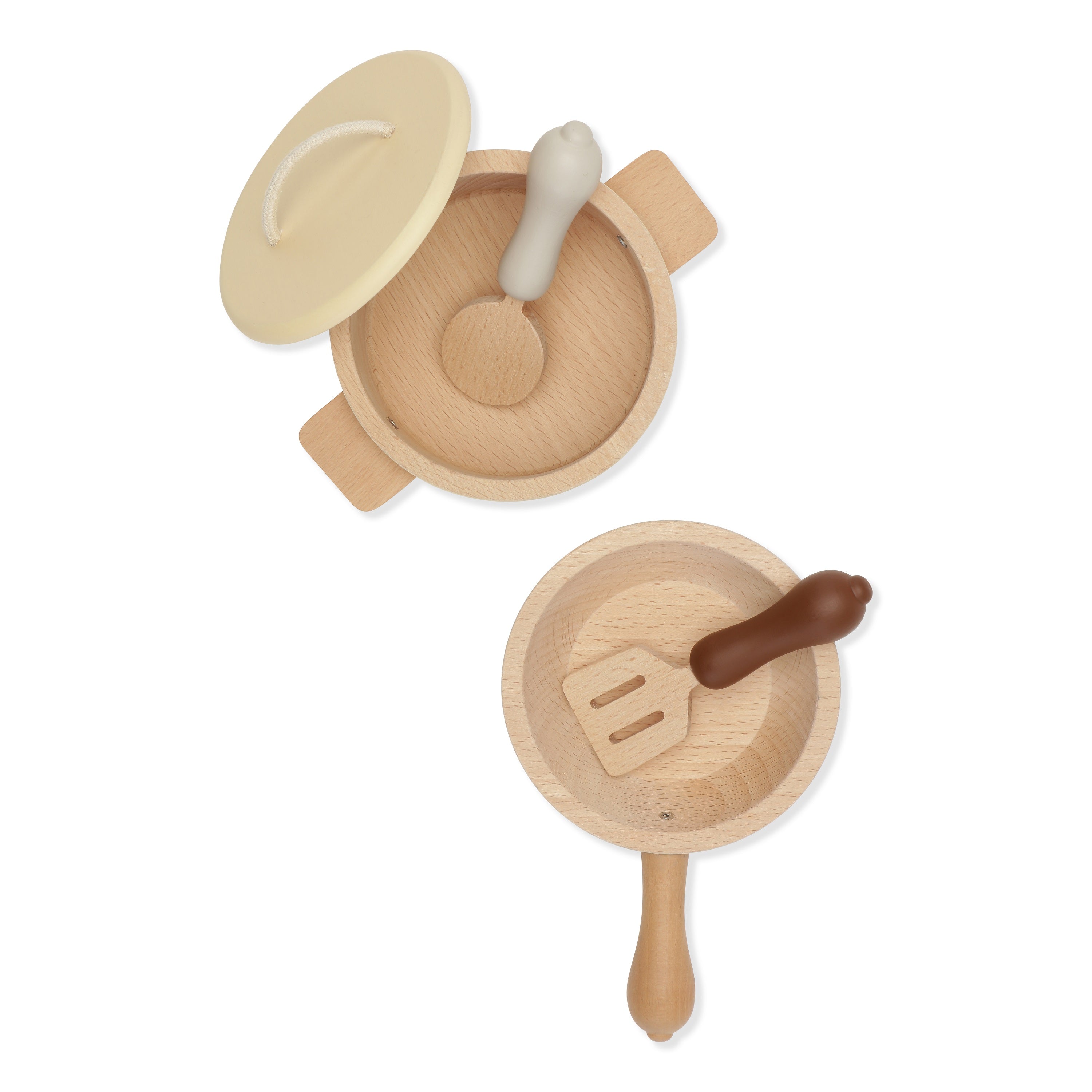 Wooden Pot and Pan Play Set