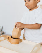 Wooden Pouring Cup
