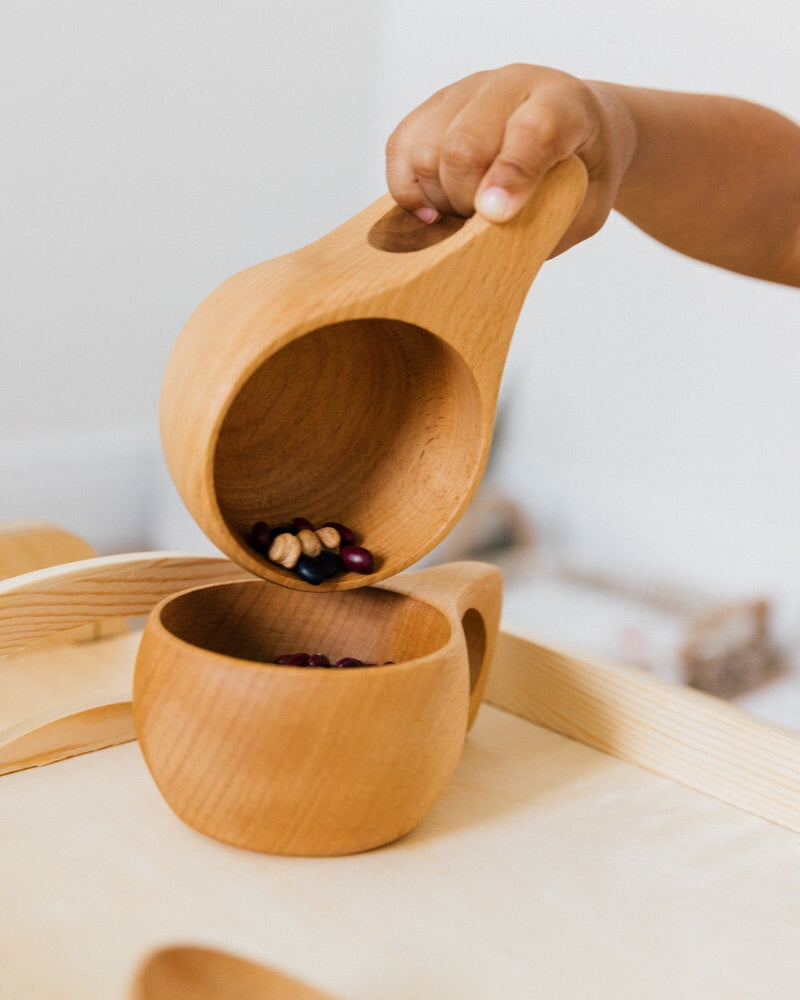 Wooden Pouring Cup