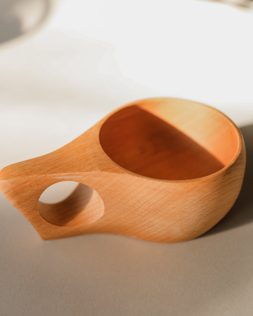 Wooden Pouring Cup
